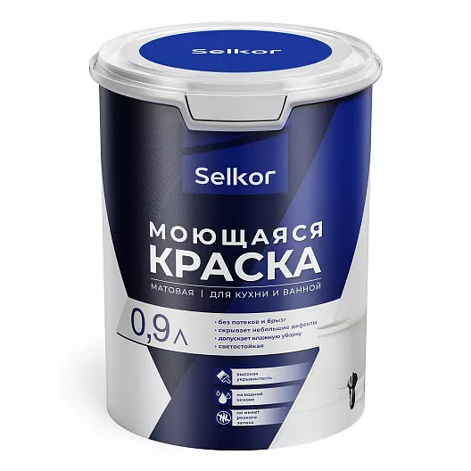 Моющаяся краска 0,9 л