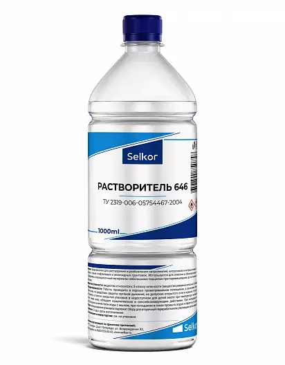 Растворитель 646 ТУ 1л